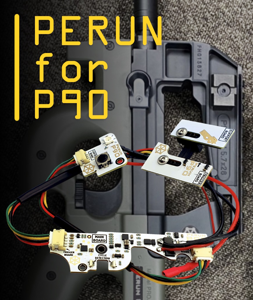 電子トリガー PERUN for P90 未開封品-